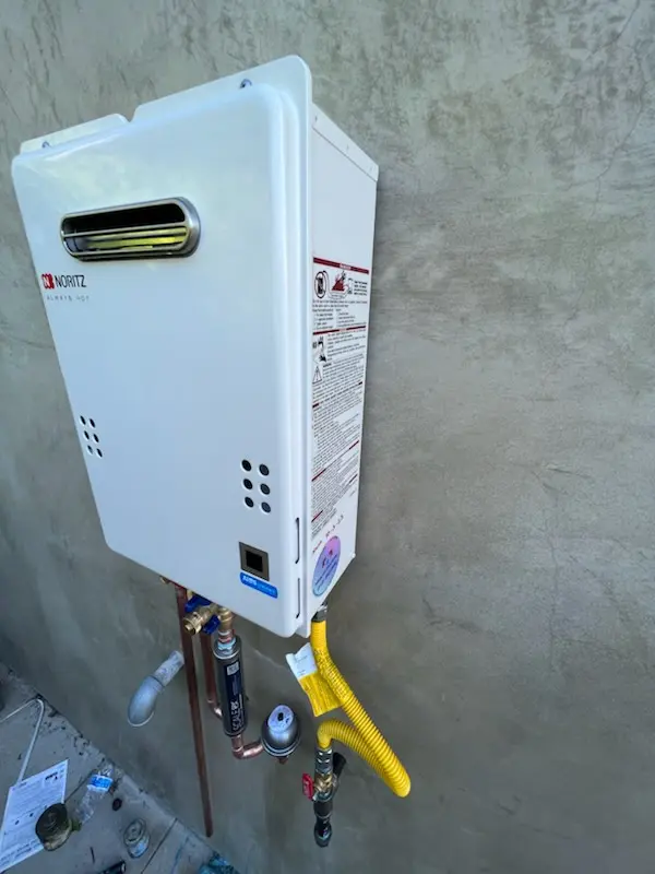 Tankless water heater installation for Locust Manor homes